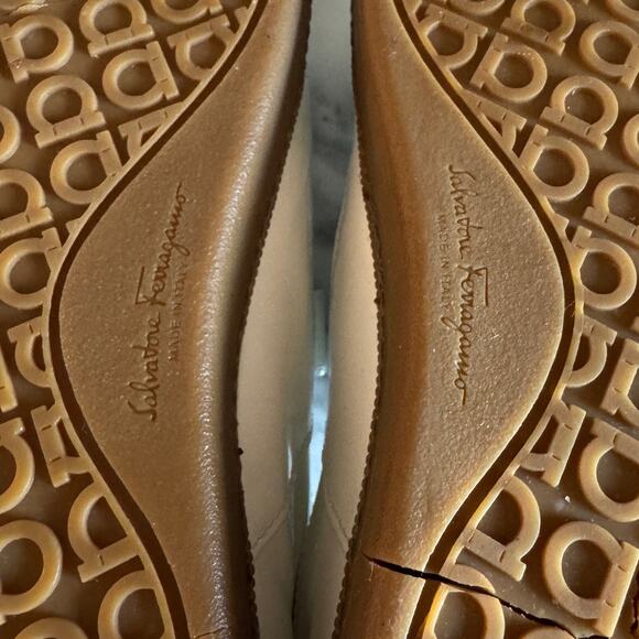 Salvatore Ferragamo NWB White Patent Calf Suede Sneakers main image 6